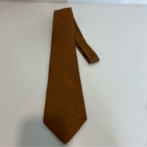 Vintage Exclusive Mens Brown Polyester Tie